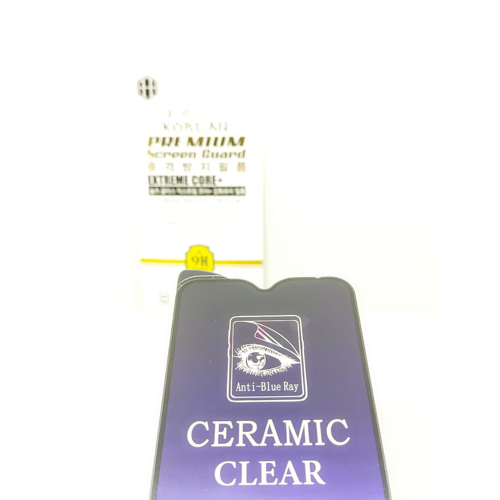 Ceramic CLEAR ANTI BLUE Samsung A01 A015F M01 5.7 inch Screen Protector Full Layar No Sidik Jari Ant