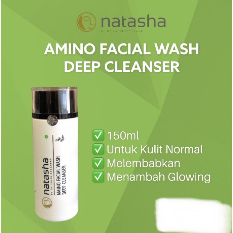 Jual NATASHA SKIN CARE AMINO FACIAL WASH DEEP CLEANSER 150/FWAMINO