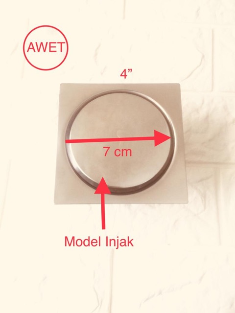 Saringan Got - Floor Drain Injek Stainles