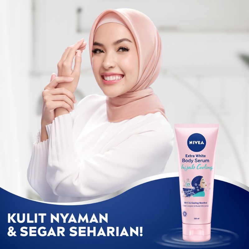 nivea extra white bs hijab cooling 180ml