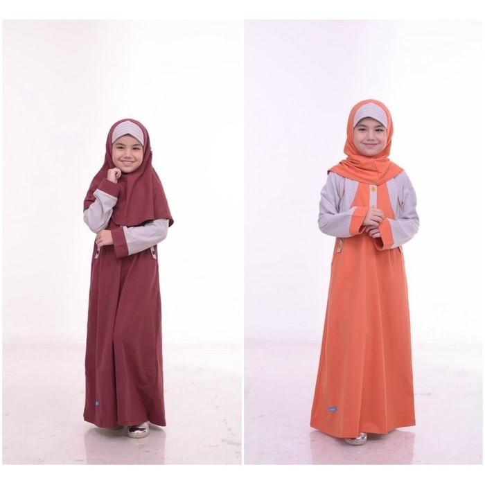 Baju Gamis Anak - ALnita AGA 05 - Couple Ibu dan Anak - Jual Baju Sarimbit Keluarga Ori