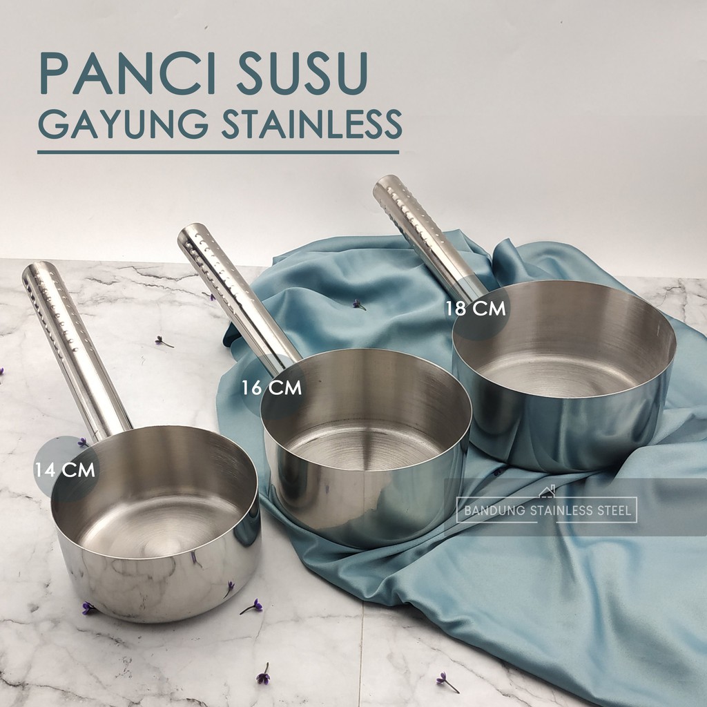 Gayung stainless steel panci susu