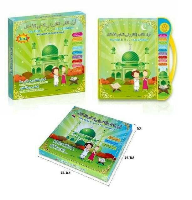 Mainan Anak Edukasi Playpad E book Buku Pintar 3 Bahasa / 4 Bahasa-5