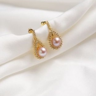 Pearl Earrings - Fresh Water Pearl From Lombok