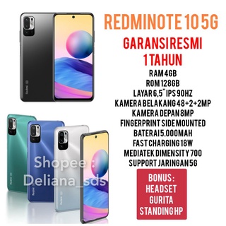 redminote 10 5g 4128 4 128 4128gb garansi resmi 1 tahun redmi note 10 5g xiaomi redminote 10 5g xiaomi redmi note 10 5g