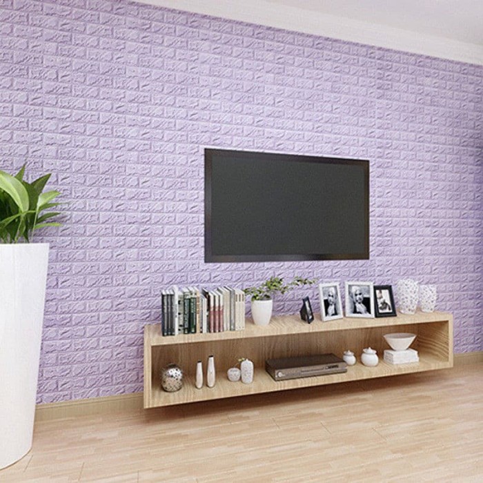 Wallpaper Foam 3D Stiker Dinding Wallfoam Dekorasi uk 70x38cm-4