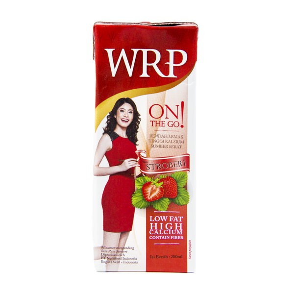 

WRP On The Go Strawberry Milk 200ml - Susu Diet Rasa Stroberi