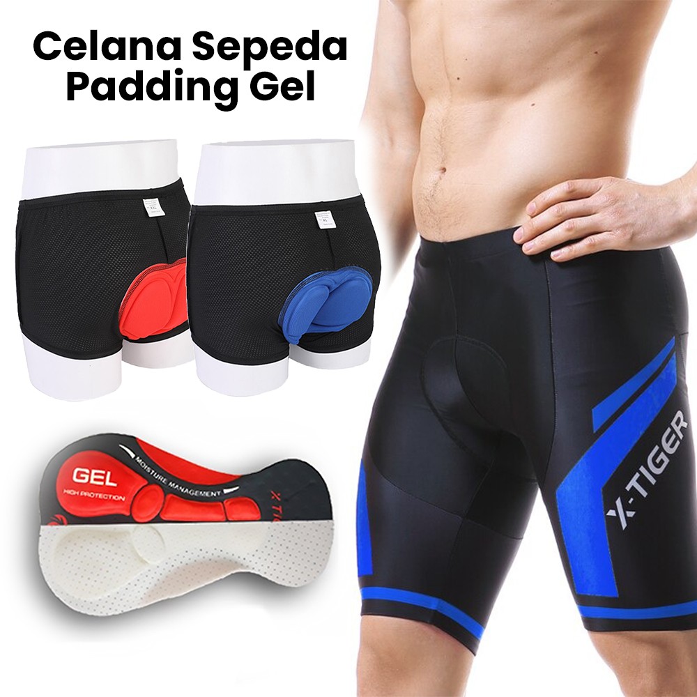 Celana Sepeda MTB Padding Gel 5D Cycling Short