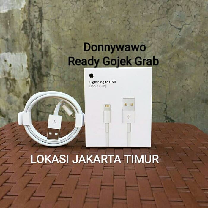 Dnn187 Garansi Ori Kabel Data Usb Lightning Iphone ipad ipod 8 X Xr Xs