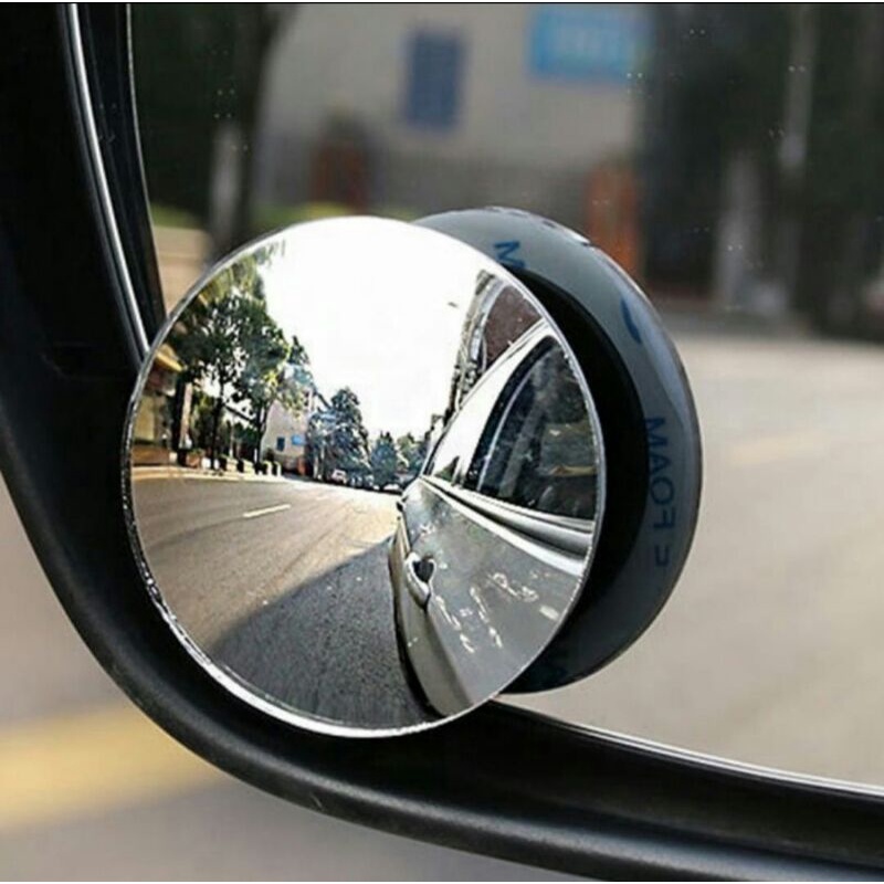 Kaca Spion Blindspot Mirror Mobil Motor Wide Angle Adjustable 360 Cembung Sepasang Cermin Blind Spot Tambahan 2 in 1 Adjustable