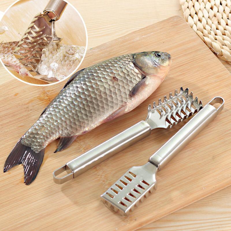 UNNISO - Alat Pembersih Sisik Ikan Stainless Steel