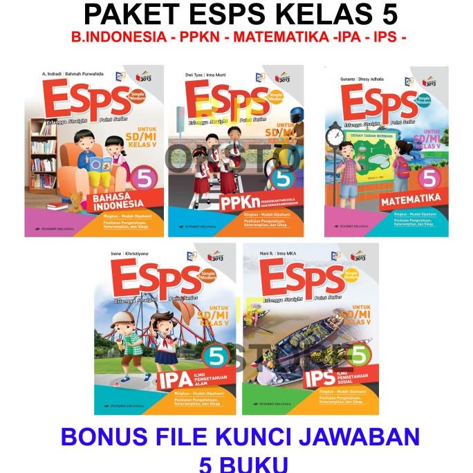 

PAKET ESPS KELAS 5 SD K13N PLUS KUNCI JAWABAN Star Seller Termurah