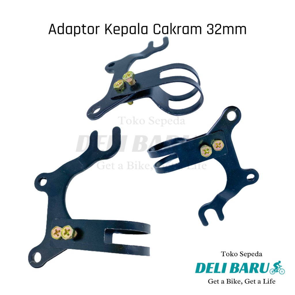 Adaptor sambungan dudukan kepala rem cakram disc brake sepeda federal jadul lama