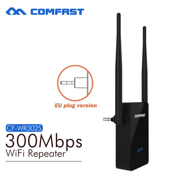COMFAST WiFi Range Extender Amplifier 300Mbps 10dbi CF-WR302S - Penguat SInyal WiFi dari COMFAST