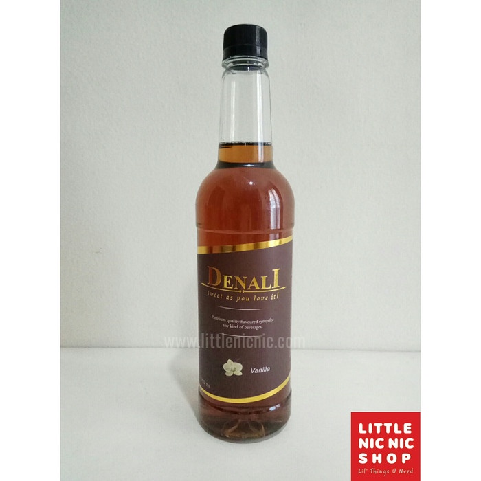 

Denali Vanilla flavoured Syrup minuman cafe alternatif Monin