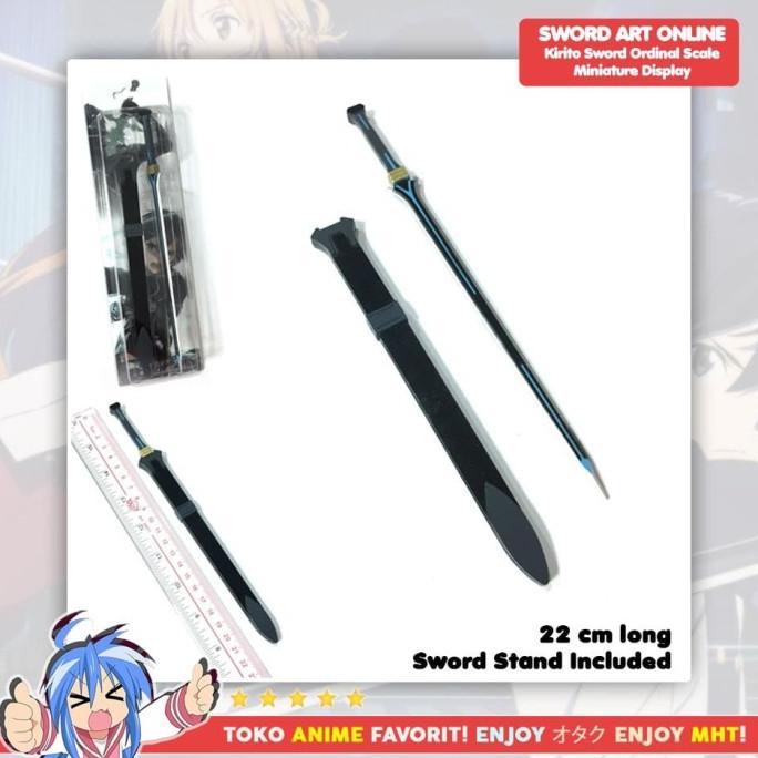 Pajangan Pedang Anime Sword Art Online SAO Ordinal Scale Kirito ready