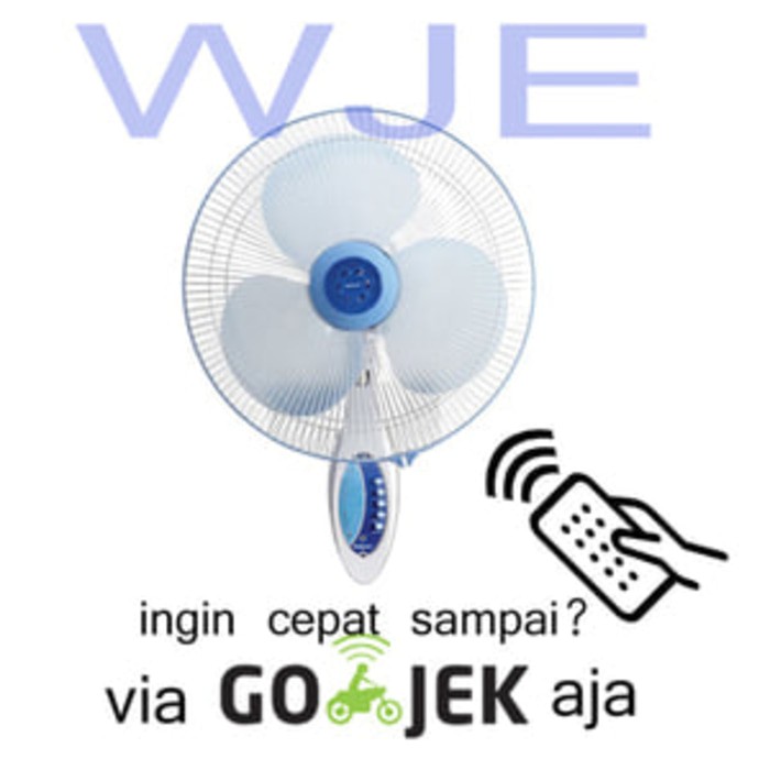 Kipas angin dinding miyako remote control KAW 1689 RC