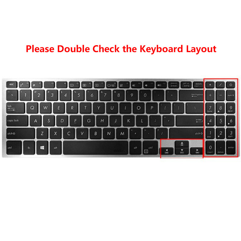 Pelindung Keyboard Silikon Ultra Tipis Untuk Asus Wanshi X507Ub Y5000U Yx560Ud 15.6 Inch