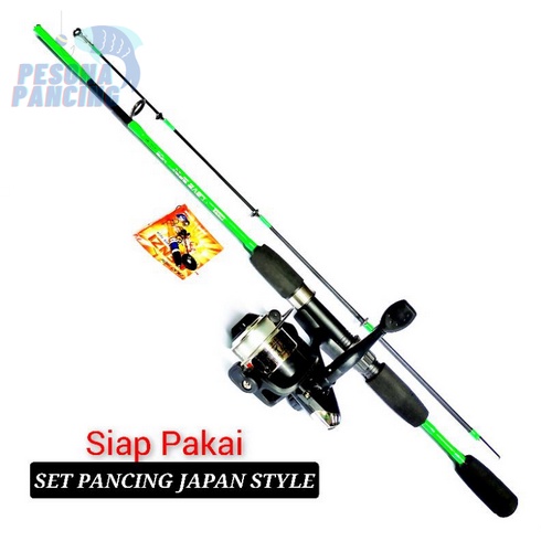 Set Pancing JS Pemula/ Joran Pancing JS Import JAPAN STYLE  FIBER SOLID Kuat dan Termurah