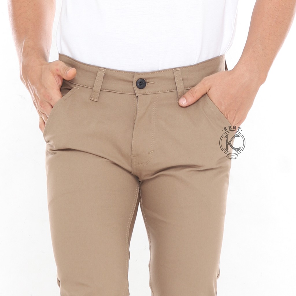 Kent Celana Chino Mocca Premium Original