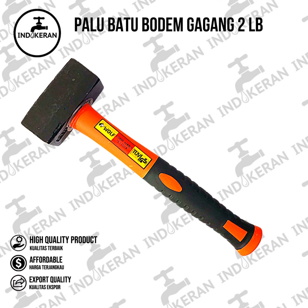 INDOKERAN - Palu Batu Bodem Gagang 2 LB