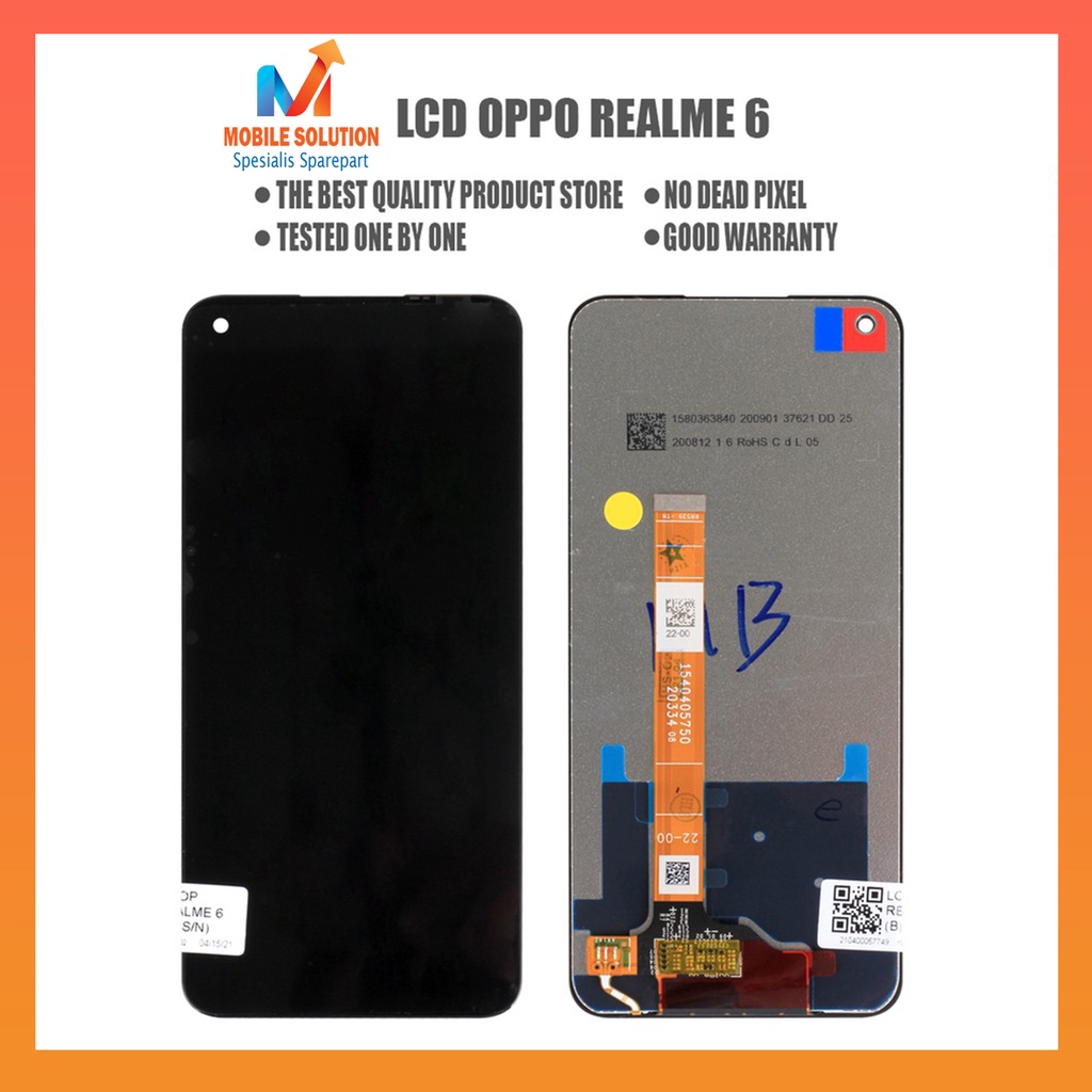 Grosir LCD Realme 6 / LCD Realme 7 ORIGINAL 100% Fullset Touchscreen Garansi 1 Bulan + Packing