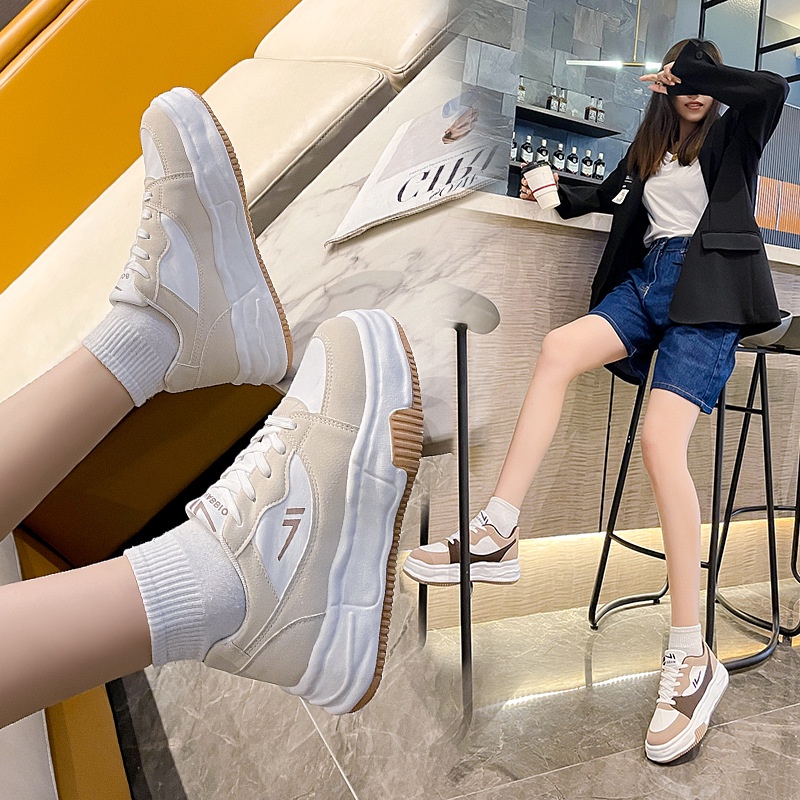 COD Sneakersdaily 221 Sepatu Sneakers Wanita Import Premium Casual Sport