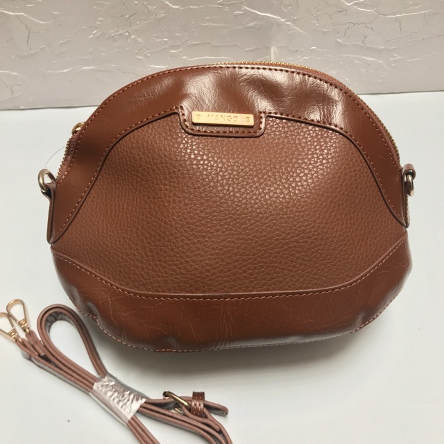 First Hand Mango Simple Slingbag / Tas Mango Sling Bag Polos / MNG Shopper bag Import China