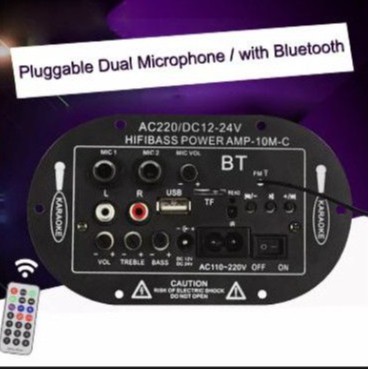 KIT MP3 BLUETOOTH AMPLIFIER KARAOKE PLUS ECHO