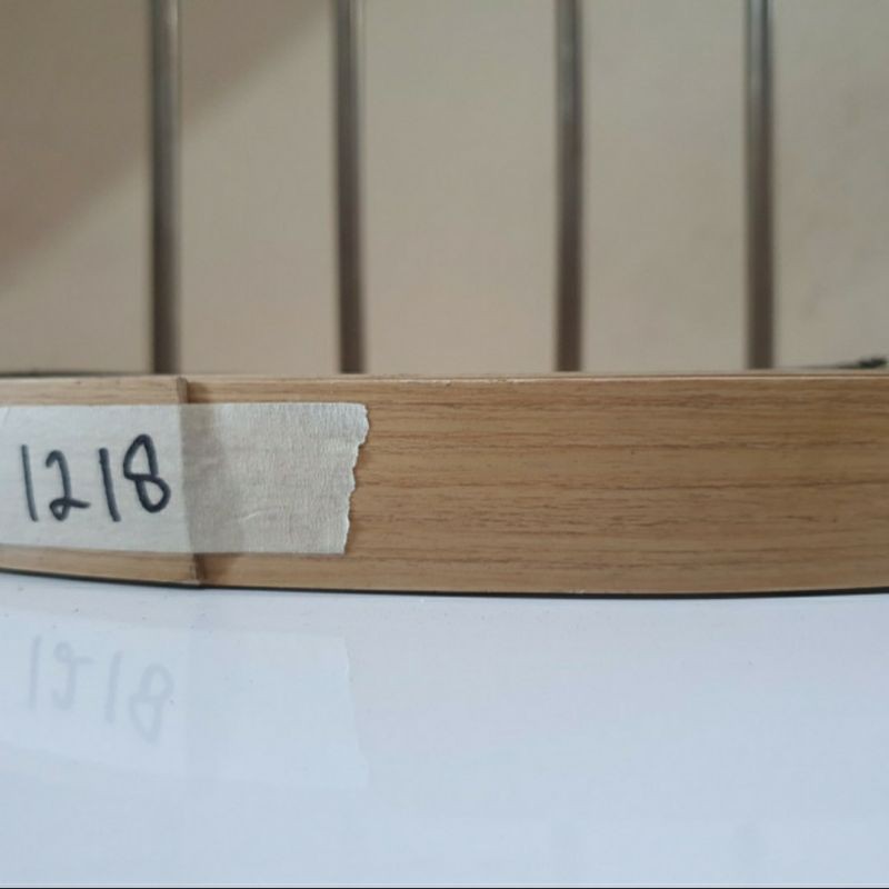 1218 Edging HPL Taco Woodgrain Tebal 2 mm Lebar 34 mm Motif Serat Urat Kayu