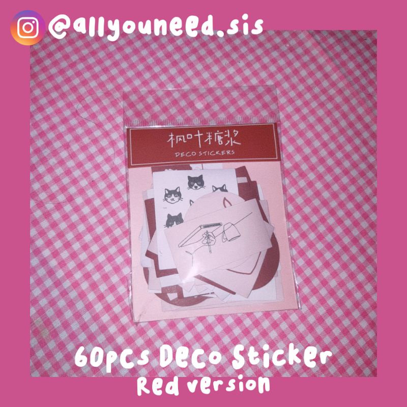 

60pcs Deco Sticker cute lucu beruang DIY phone