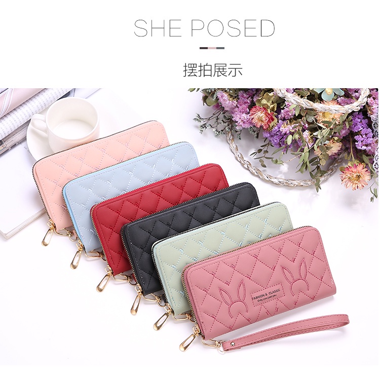 KeiKei Dompet Panjang Wanita WD006 Korea Tali Fashion