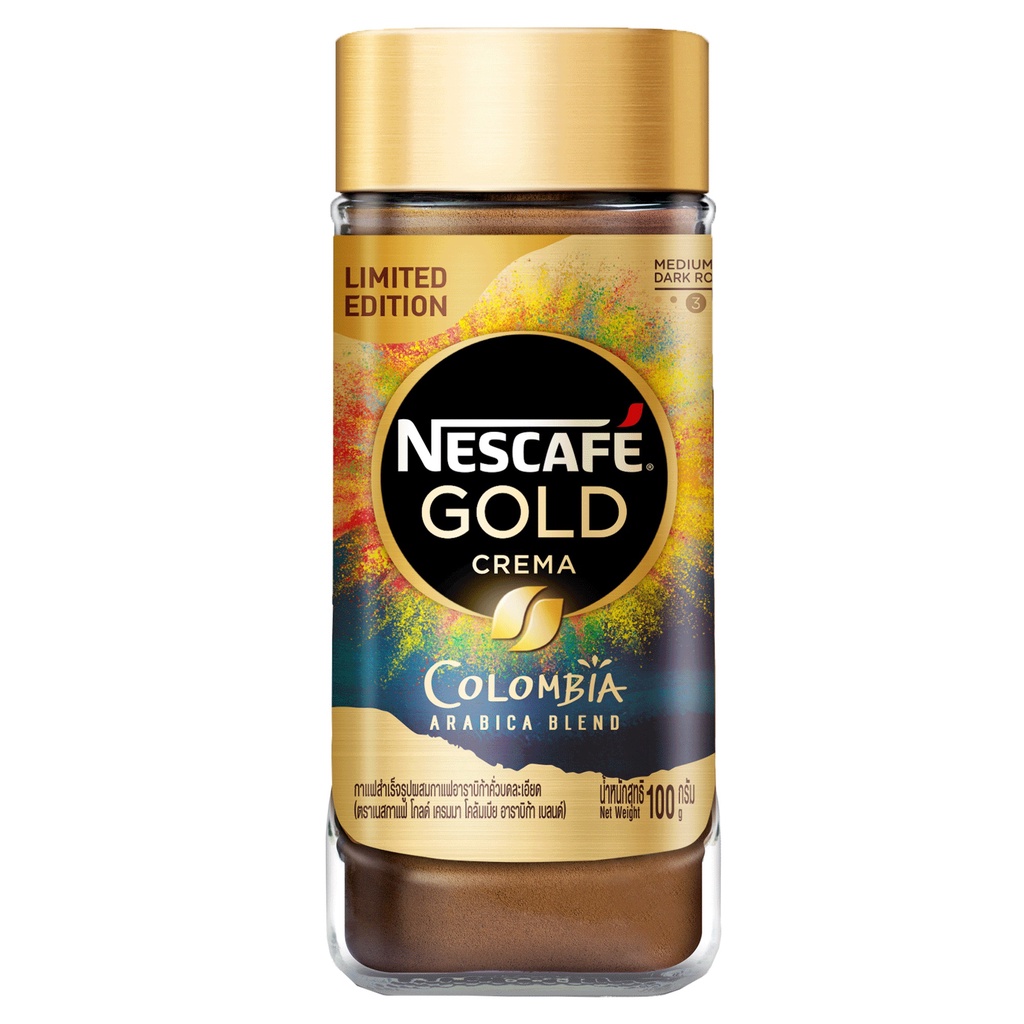

Nescafe Gold Crema Colombia Arabica Blend Coffee Limited Edition 100 Gram