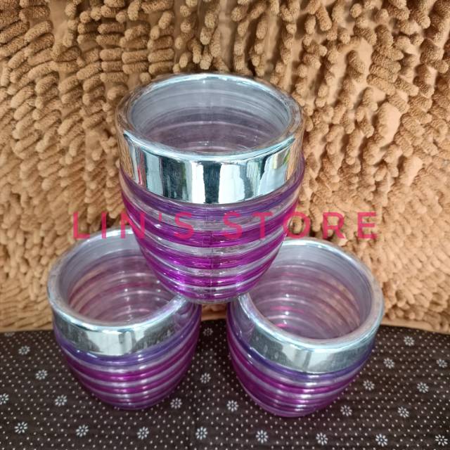 Toples madu/ toples kue kering kaca gelok beling/ toples makanan