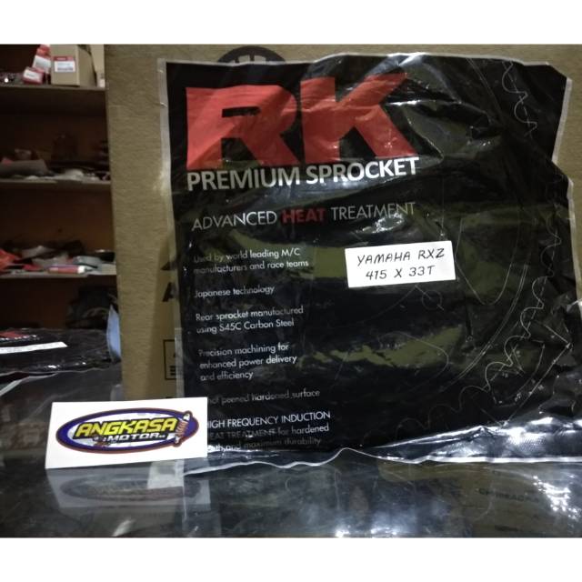 Gear belakang rk takasago rxking semua motor bebek yamaha kecuali vega zr,jupiter z1  33t-415