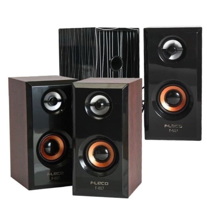 Speaker Fleco F 017 - Speaker Hp Leptop Fleco F-017 - speaker unik bahan kayu