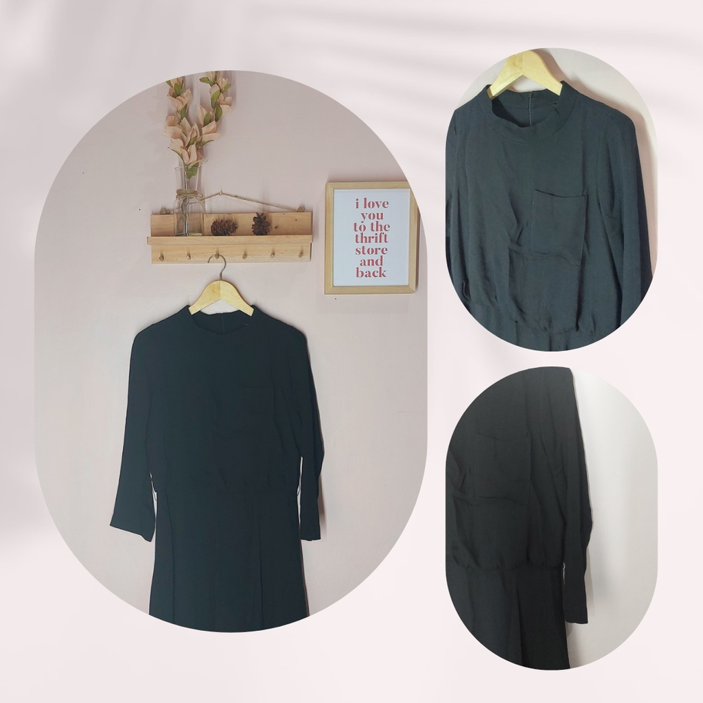 FORMAL BLACK DRESS PREMIUM - KOREAN DRESS