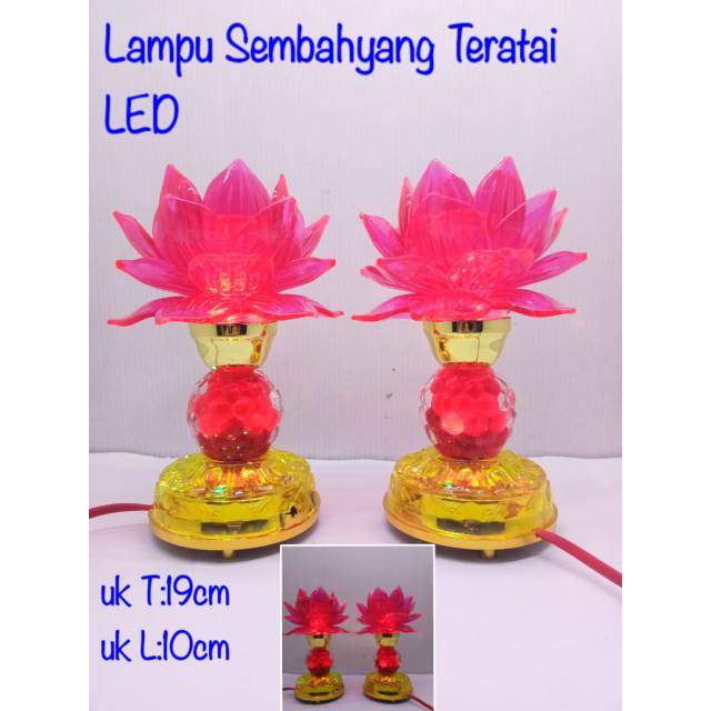 Lampu Sembahyang Teratai Led new 002