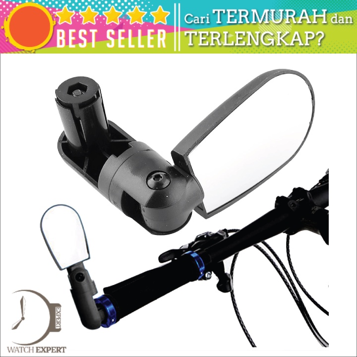 Bisa COD Kaca Spion Sepeda 360 Rotate Handlebar Sepeda 1PCS - DUUTI LY4437