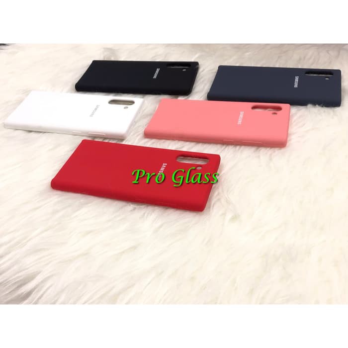 C201 Samsung Note 10 / Samsung Note 10+ Original Samsung Silicon Leather Case Silicone