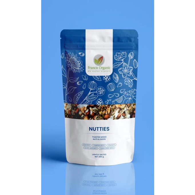 

DISKON Nutties - Mixed Nuts and Seeds ( 5 Macam Kacang2an dan Biji2an ) AP200