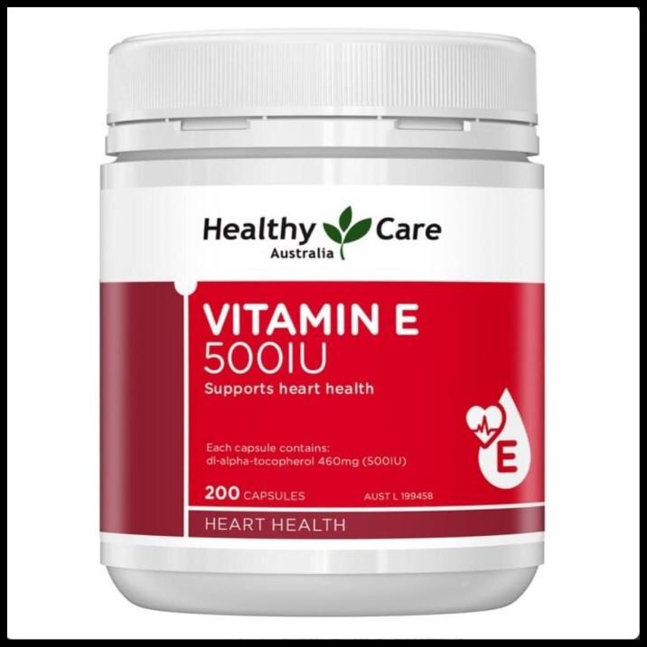 Healthy Care Vitamin E 500 Iu Supports Heart Health