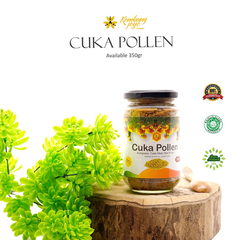 

Madu Kembang Joyo Cuka Pollen 350 gr