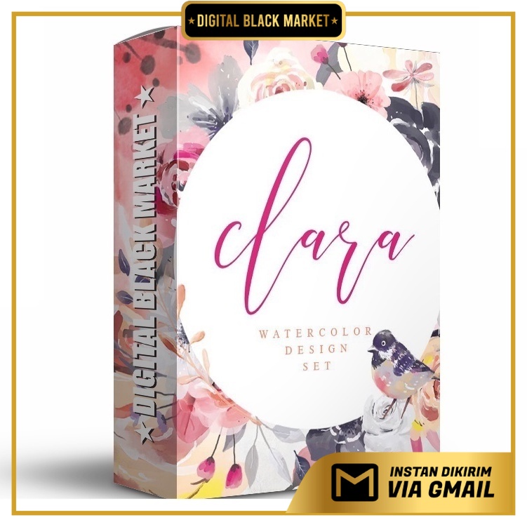 Clara Watercolor Design Set - JPEG Ultra HD