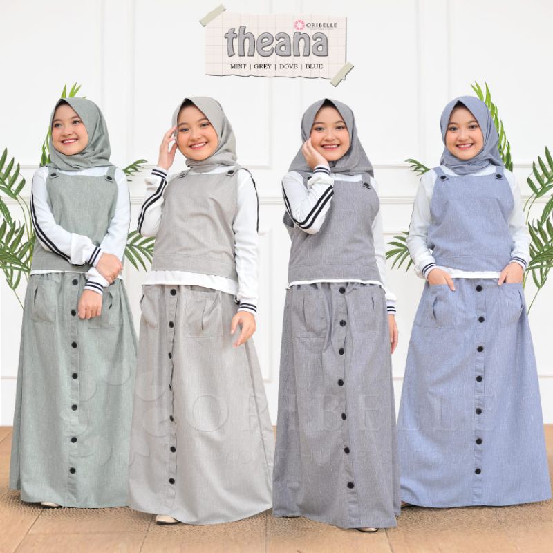 SETELAN ROK • THEANA ORIBELLE • SET HIJAB || Oribelle