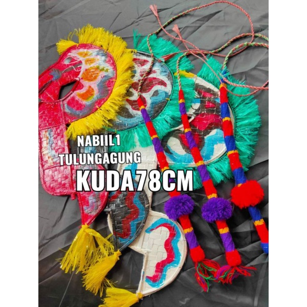 kuda lumping 78cm dan cambuk tari