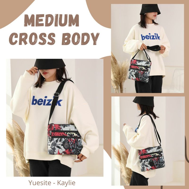 Tas selempang wanita medium yuesite kaylie original sling bag cross body