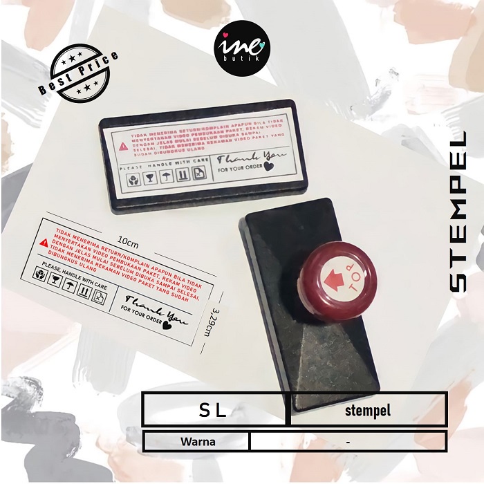 

STEMPEL UNBOXING | STEMPEL OTOMATIS 2 WARNA