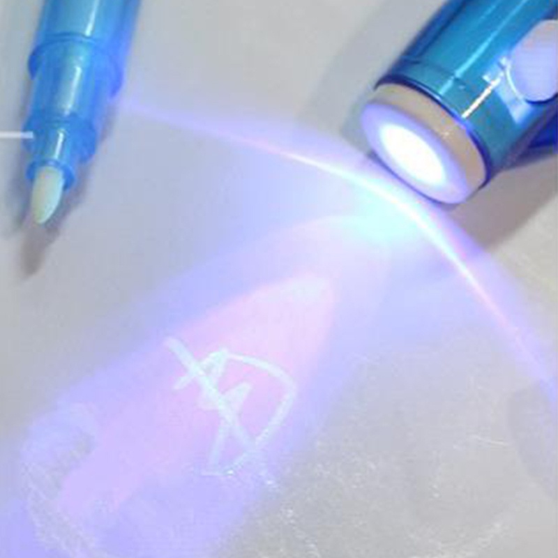 Mary Magic Invisible Ink Pen Tulisan Secret Message Gadget Dengan Alat Tulis Sinar UV