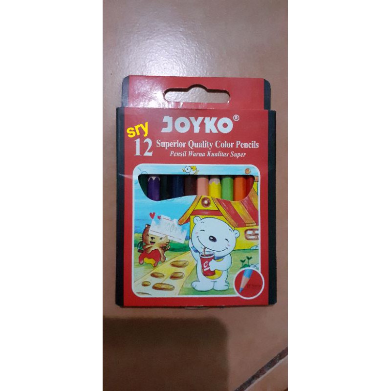 

pensil warna joyko 12 MERAH